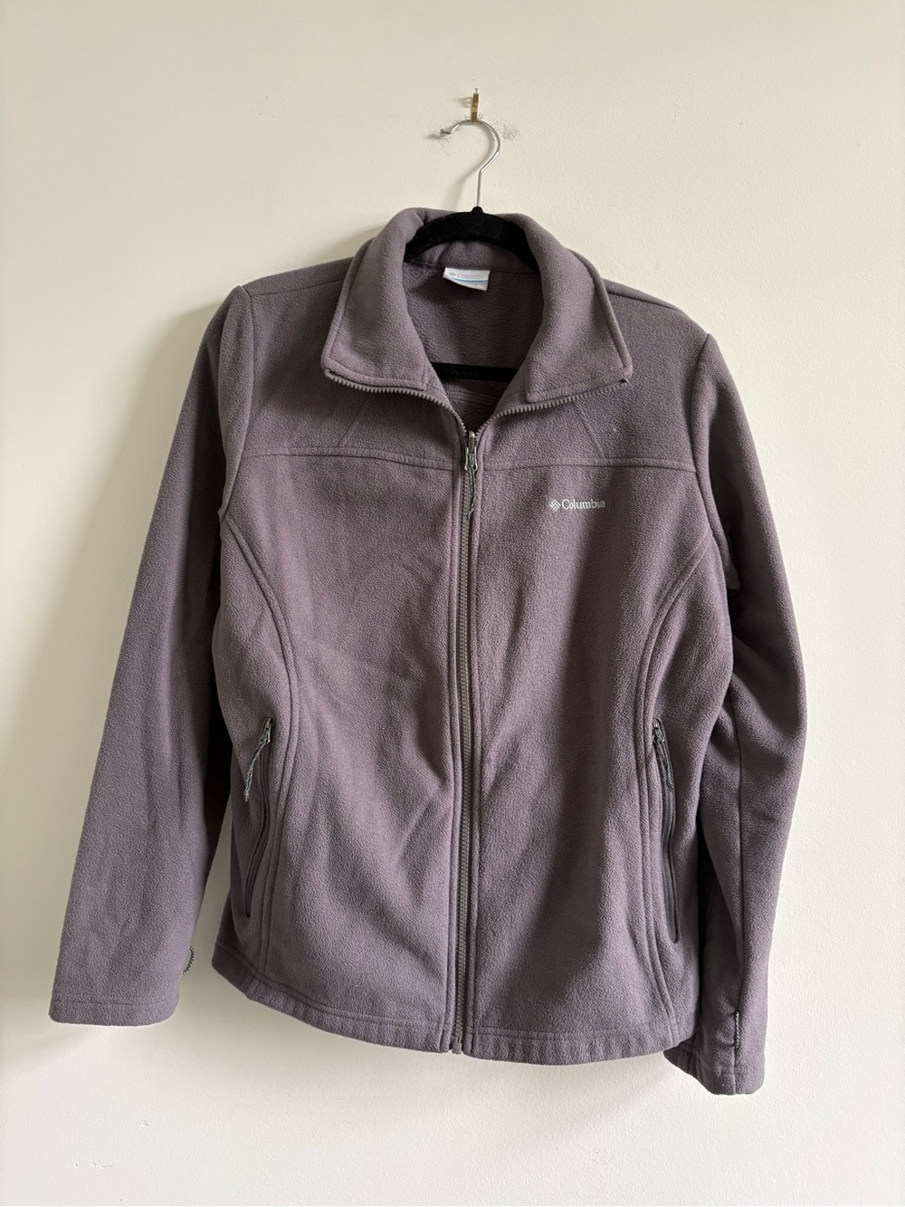 Columbia Women's Full-Zip Fleece Jacket - Dusty Taupe Sz XL